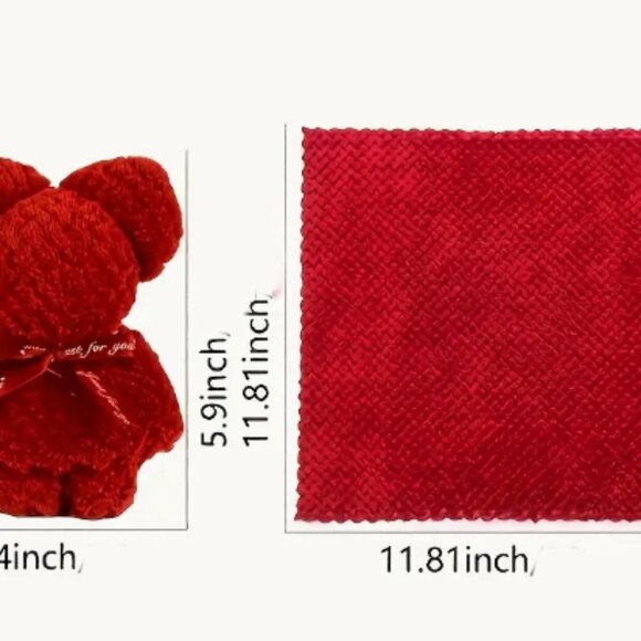 NWT Chenille Bear Towel Bundle. - Picture 2 of 3